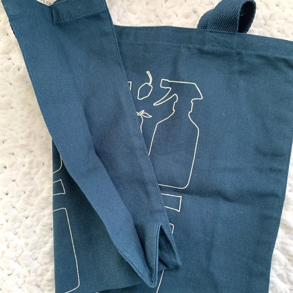 NWT Grove Collaborative Cotton Market Tote Bag (Green)